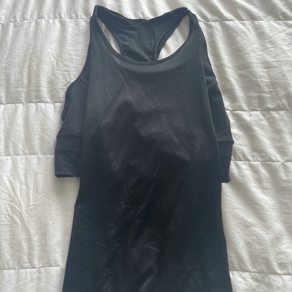 2-in-1 Black Lululemon Tank Top W/ Built in Bra - Picture 1 of 4